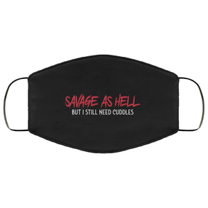 Face Cover - Savage As HellApparel[Heathen By Nature authentic Viking products]FMA Face MaskBlackOne Size