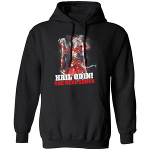 Viking apparel, Hail Odin The Real Santa, FrontApparel[Heathen By Nature authentic Viking products]Unisex Pullover HoodieBlackS