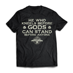 He who kneels before Gods can stand before anyone, Front