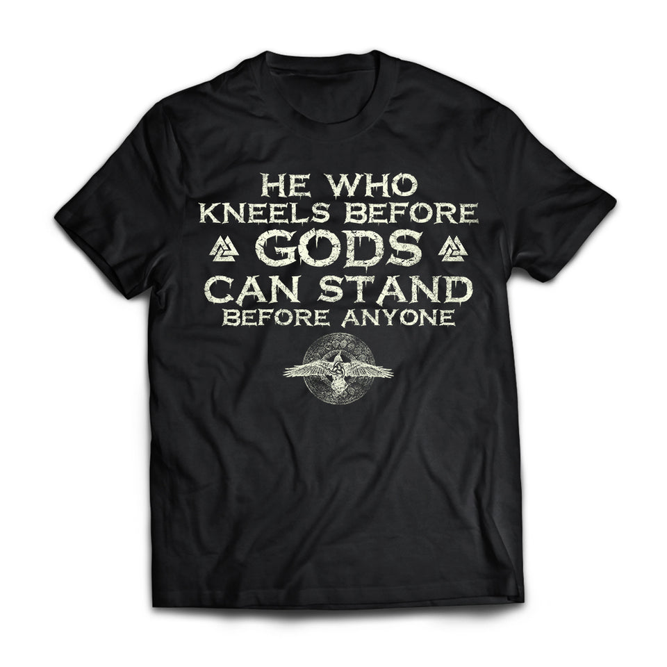 He who kneels before Gods can stand before anyone, Front
