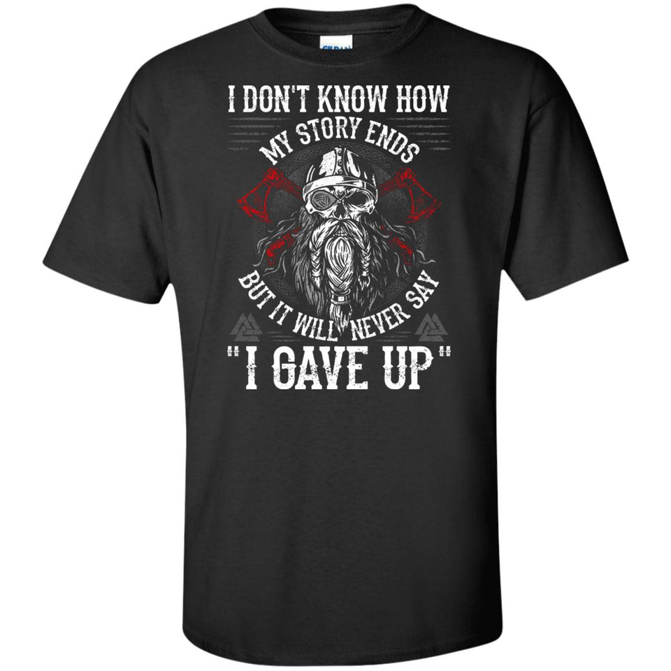 I will never say "I gave up", Front