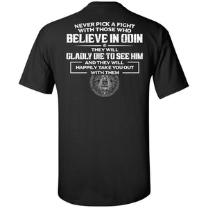 Never pick a fight with those who believe in Odin, Back