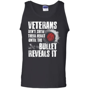 Veterans don't show their heart until the bullet reveals it, Front
