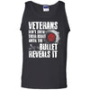 Veterans don't show their heart until the bullet reveals it, Front