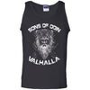 A Viking, Norse, Gym t-shirt & apparel, Sons of Odin, FrontApparel[Heathen By Nature authentic Viking products]Cotton Tank TopBlackS