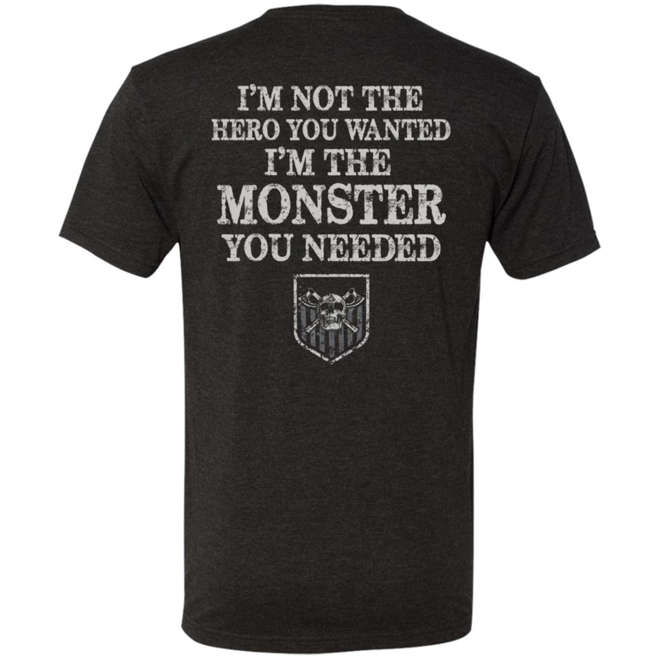 American made, Double sided T-shirt, Not the hero you wantedApparel[Heathen By Nature authentic Viking products]