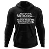 Before you do me wrong make sure you'll never need me, FrontApparel[Heathen By Nature authentic Viking products]Unisex Pullover HoodieBlackS