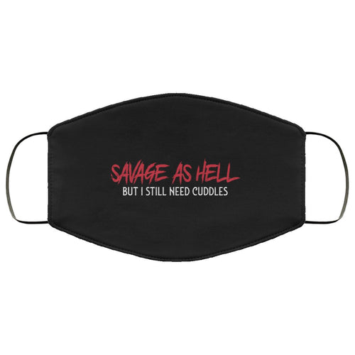 Face Cover - Savage As HellApparel[Heathen By Nature authentic Viking products]FMA Face MaskBlackOne Size