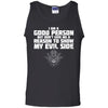 I am a good person, FrontApparel[Heathen By Nature authentic Viking products]Cotton Tank TopBlackS