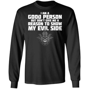 I am a good person, FrontApparel[Heathen By Nature authentic Viking products]Long-Sleeve Ultra Cotton T-ShirtBlackS