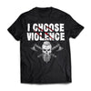 I choose violence, FrontApparel[Heathen By Nature authentic Viking products]Premium Short Sleeve T-ShirtBlackX-Small