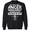 I don't need anger management, FrontApparel[Heathen By Nature authentic Viking products]Unisex Crewneck Pullover SweatshirtBlackS