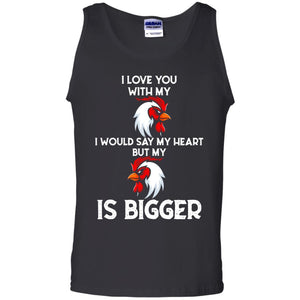 I love you with my cock, FrontApparel[Heathen By Nature authentic Viking products]Cotton Tank TopBlackS