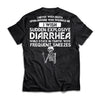 I never wish death upon anyone who wrongs me, BackApparel[Heathen By Nature authentic Viking products]Premium Short Sleeve T-ShirtBlackX-Small