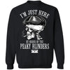 I'm just here by order, FrontApparel[Heathen By Nature authentic Viking products]Unisex Crewneck Pullover SweatshirtBlackS
