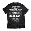 I'm scared of me, not you, FrontApparel[Heathen By Nature authentic Viking products]Premium Short Sleeve T-ShirtBlackX-Small