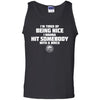 I'm tired of being nice, FrontApparel[Heathen By Nature authentic Viking products]Cotton Tank TopBlackS