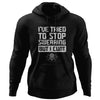 I've tried to stop swearing t-shirt for men, FrontApparel[Heathen By Nature authentic Viking products]Unisex Pullover HoodieBlackS