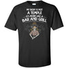 My body is not a temple, FrontApparel[Heathen By Nature authentic Viking products]Tall Ultra Cotton T-ShirtBlackXLT