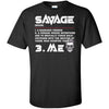 Savage (noun), FrontApparel[Heathen By Nature authentic Viking products]Tall Ultra Cotton T-ShirtBlackXLT