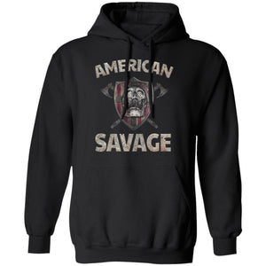 Shieldmaiden, Viking, Norse, Gym t-shirt & apparel, American savage, frontApparel[Heathen By Nature authentic Viking products]Unisex Pullover HoodieBlackS