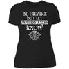 Shieldmaiden, Viking, Norse, Gym t-shirt & apparel, Be humble, frontApparel[Heathen By Nature authentic Viking products]Next Level Ladies' T-ShirtBlackX-Small