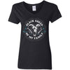 Shieldmaiden, Viking, Norse, Gym t-shirt & apparel, Black Sheep, FrontApparel[Heathen By Nature authentic Viking products]Ladies' V-Neck T-ShirtBlackS