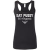 Shieldmaiden, Viking, Norse, Gym t-shirt & apparel, Eat Pussy, FrontApparel[Heathen By Nature authentic Viking products]Ladies' Softstyle Racerback TankBlackS