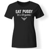 Shieldmaiden, Viking, Norse, Gym t-shirt & apparel, Eat Pussy, FrontApparel[Heathen By Nature authentic Viking products]Next Level Ladies' T-ShirtBlackX-Small