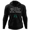 Shieldmaiden, Viking, Norse, Gym t-shirt & apparel, I Look Innocent, FrontApparel[Heathen By Nature authentic Viking products]Unisex Pullover HoodieBlackS