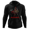Shieldmaiden, Viking, Norse, Gym t-shirt & apparel, Norsepool, FrontApparel[Heathen By Nature authentic Viking products]Unisex Pullover HoodieBlackS