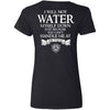 Shieldmaiden, Viking, Norse, Gym t-shirt & apparel, Not water myself down, BackApparel[Heathen By Nature authentic Viking products]Ladies' V-Neck T-ShirtBlackS