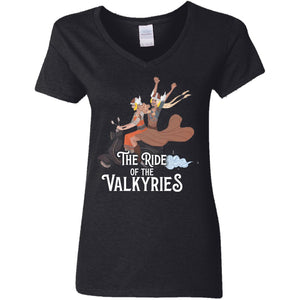 Shieldmaiden, Viking, Norse, Gym t-shirt & apparel, The Valkyries, FrontApparel[Heathen By Nature authentic Viking products]Ladies' V-Neck T-ShirtBlackS