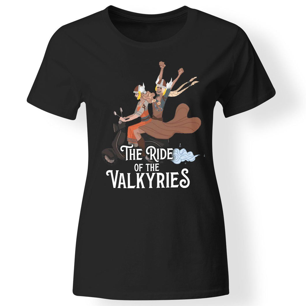 Shieldmaiden, Viking, Norse, Gym t-shirt & apparel, The Valkyries, FrontApparel[Heathen By Nature authentic Viking products]Next Level Ladies' T-ShirtBlackX-Small