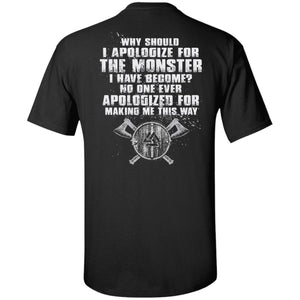 T-shirt, Viking, ApologizeApparel[Heathen By Nature authentic Viking products]Tall Ultra Cotton T-ShirtBlackXLT