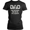 Teelaunch, Dad, myth, legend, frontT-shirt[Heathen By Nature authentic Viking products]District Womens ShirtBlackXS