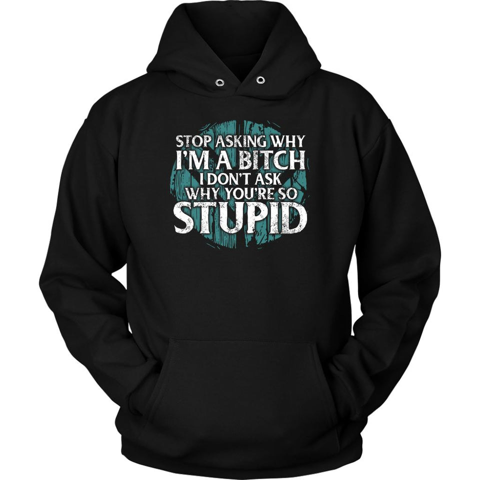 Teelaunch, I'm A Bitch, FrontT-shirt[Heathen By Nature authentic Viking products]Unisex HoodieBlackS