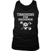 Teelaunch, Training for Ragnarok, FrontT-shirt[Heathen By Nature authentic Viking products]District Mens TankBlackS