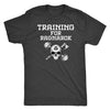 Teelaunch, Training for Ragnarok, FrontT-shirt[Heathen By Nature authentic Viking products]Next Level Mens TriblendVintage BlackS