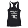 Teelaunch, Training for Ragnarok, FrontT-shirt[Heathen By Nature authentic Viking products]Next Level Racerback TankBlackXS