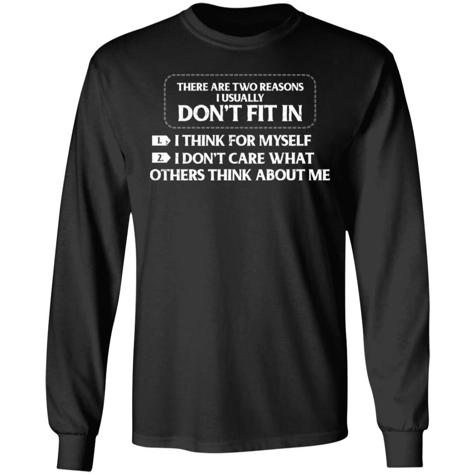 There are two reasons I usually don't fit, FrontApparel[Heathen By Nature authentic Viking products]Long-Sleeve Ultra Cotton T-ShirtBlackS
