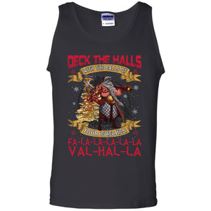 Viking apparel, Deck the halls with the ballsApparel[Heathen By Nature authentic Viking products]Cotton Tank TopBlackS