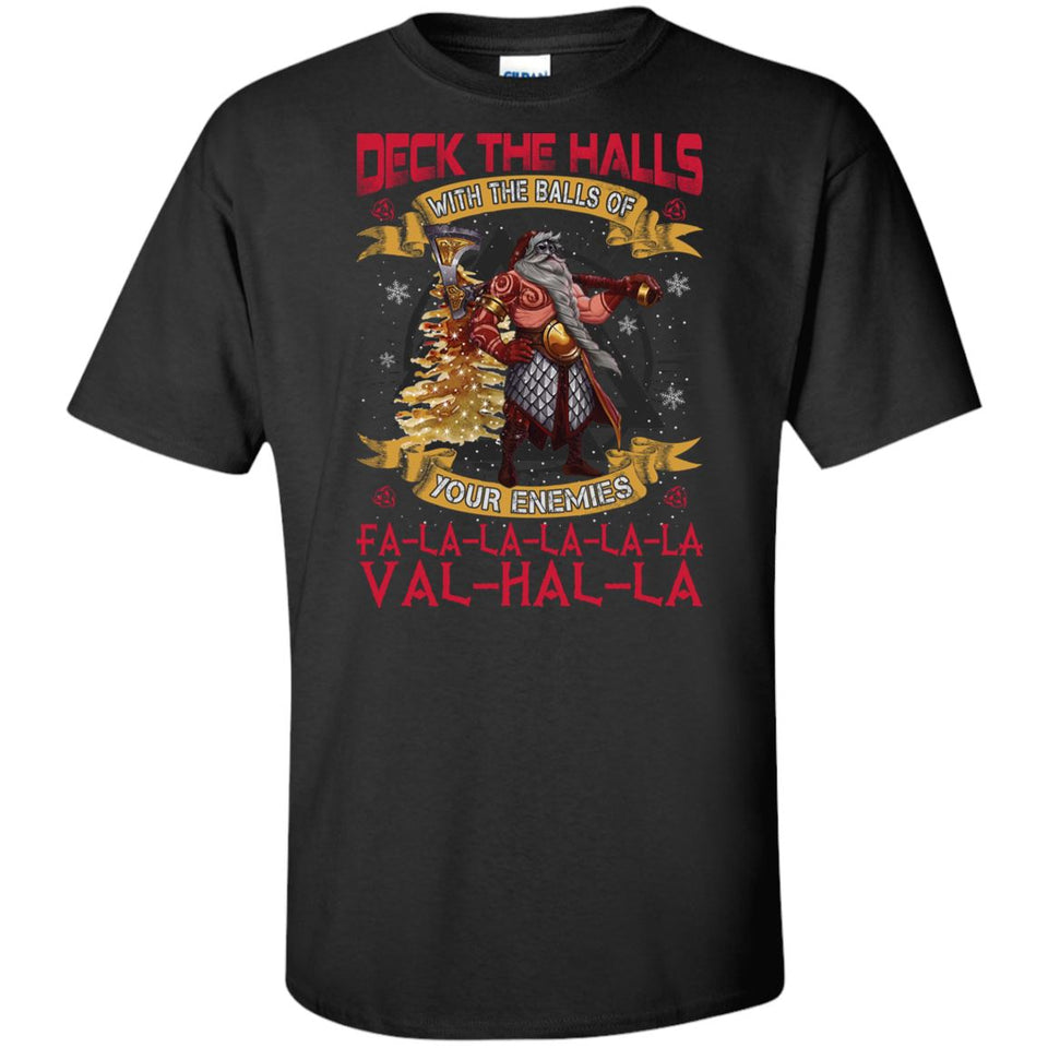 Viking apparel, Deck the halls with the ballsApparel[Heathen By Nature authentic Viking products]Tall Ultra Cotton T-ShirtBlackXLT