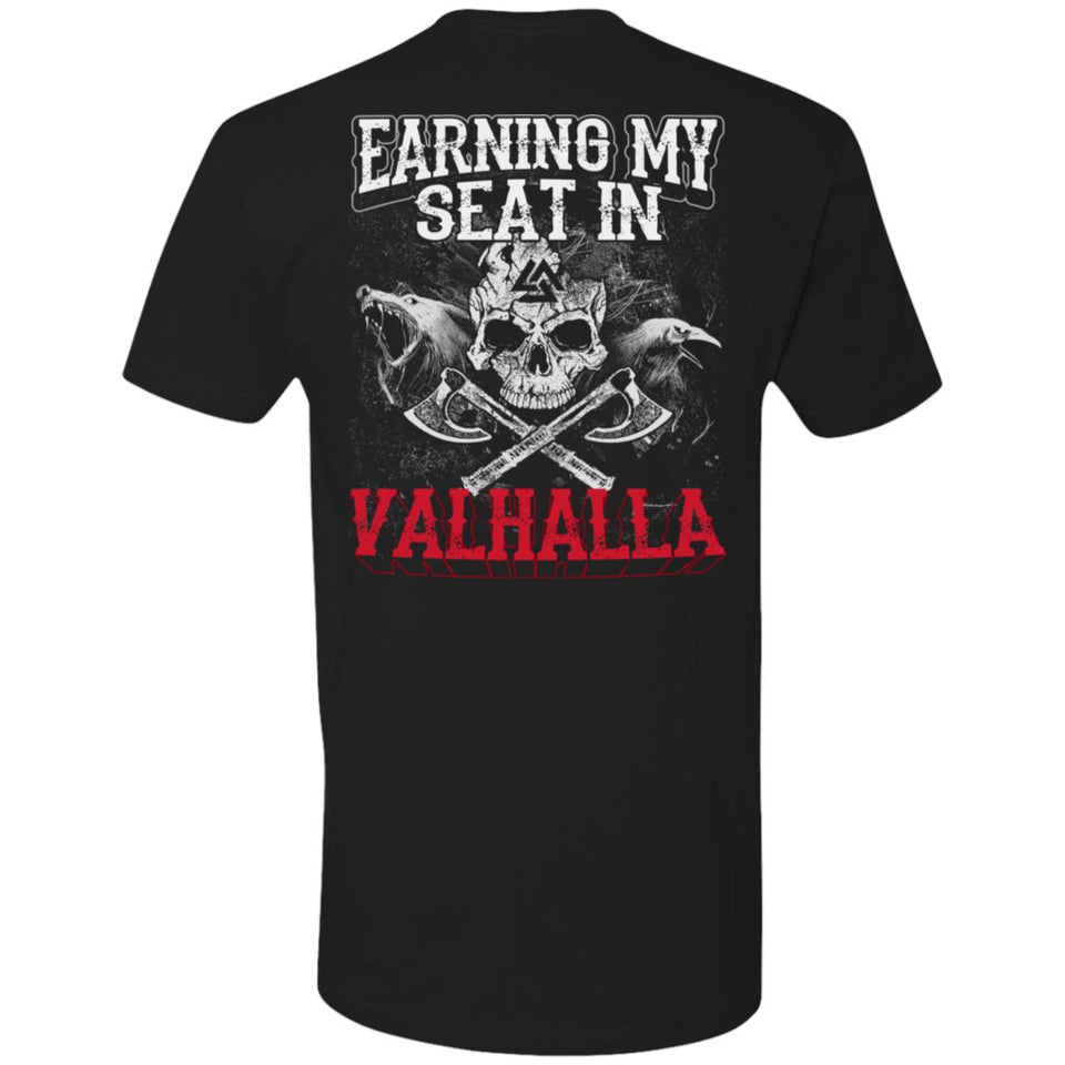Viking apparel, earning, seat, backApparel[Heathen By Nature authentic Viking products]Tall Ultra Cotton T-ShirtBlackXLT