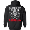 Viking apparel, earning, seat, backApparel[Heathen By Nature authentic Viking products]Unisex Pullover HoodieBlackS