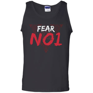 Viking apparel, Fear No 1, frontApparel[Heathen By Nature authentic Viking products]Cotton Tank TopBlackS