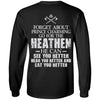 Viking apparel, Forget about prince charming, backApparel[Heathen By Nature authentic Viking products]Long-Sleeve Ultra Cotton T-ShirtBlackS
