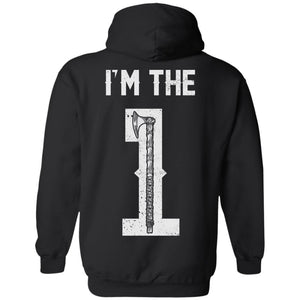 Viking apparel, I'm the 1, backApparel[Heathen By Nature authentic Viking products]Unisex Pullover HoodieBlackS