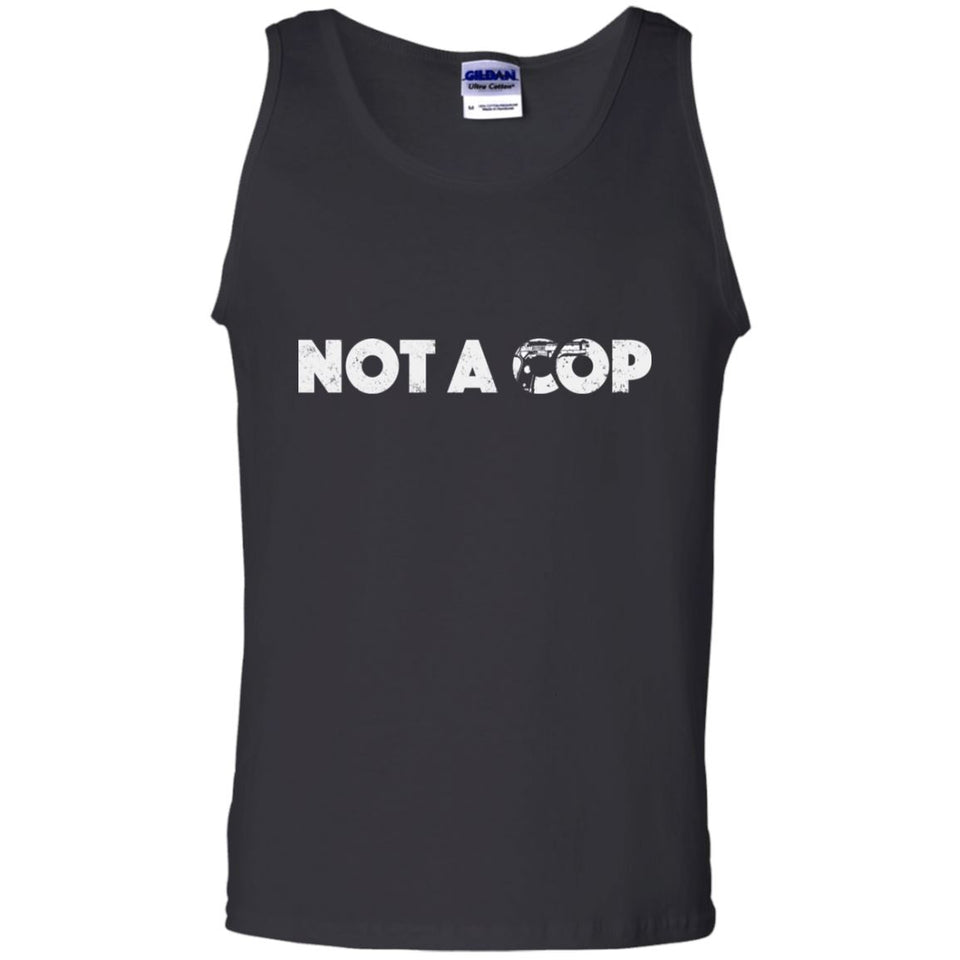 Viking apparel, not a cop, frontApparel[Heathen By Nature authentic Viking products]Cotton Tank TopBlackS