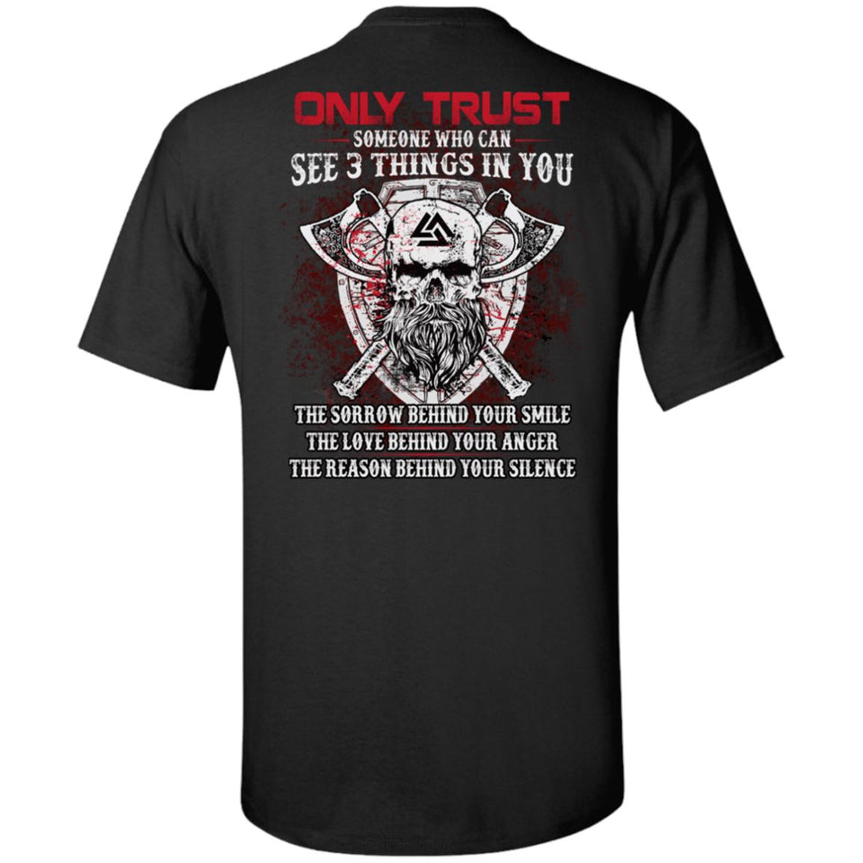Viking apparel, Only trust someone who, BackApparel[Heathen By Nature authentic Viking products]Tall Ultra Cotton T-ShirtBlackXLT